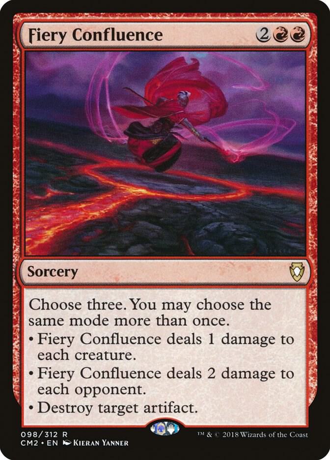 Fiery Confluence 98 card from Commander Anthology Volume II