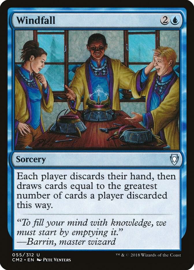 Windfall 55 card from Commander Anthology Volume II
