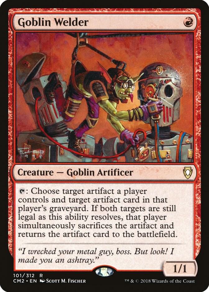 Goblin Welder 101 card from Commander Anthology Volume II
