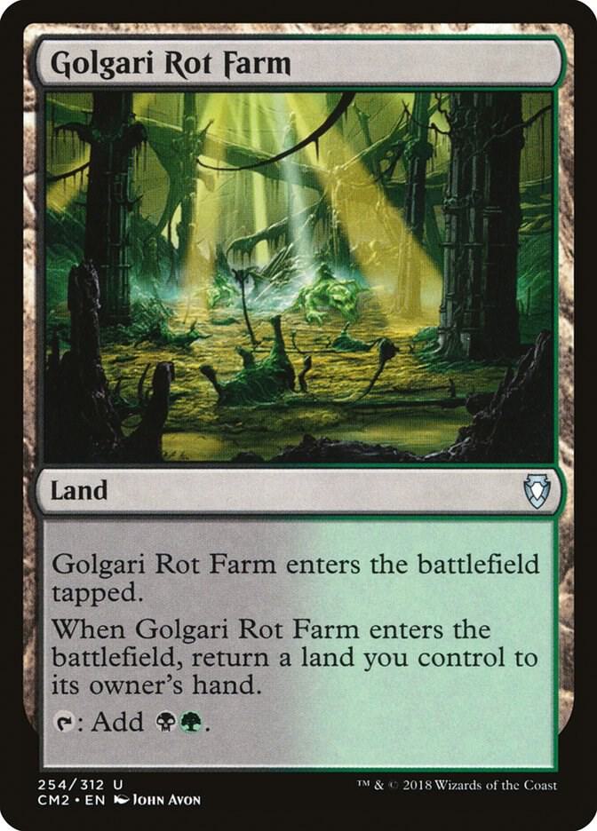 Golgari Rot Farm 254 card from Commander Anthology Volume II