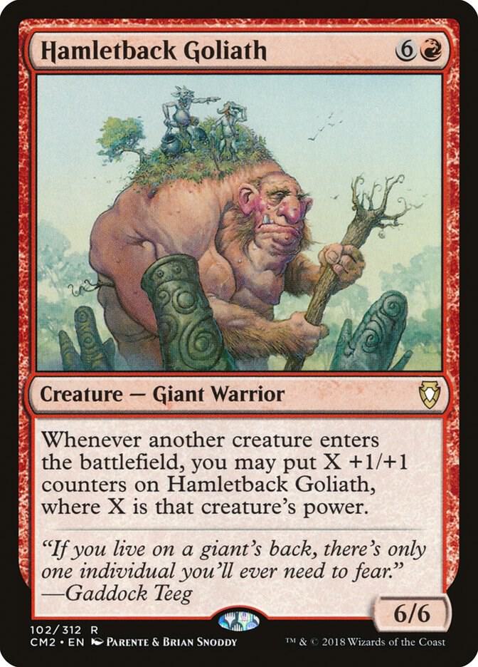 Hamletback Goliath 102 card from Commander Anthology Volume II