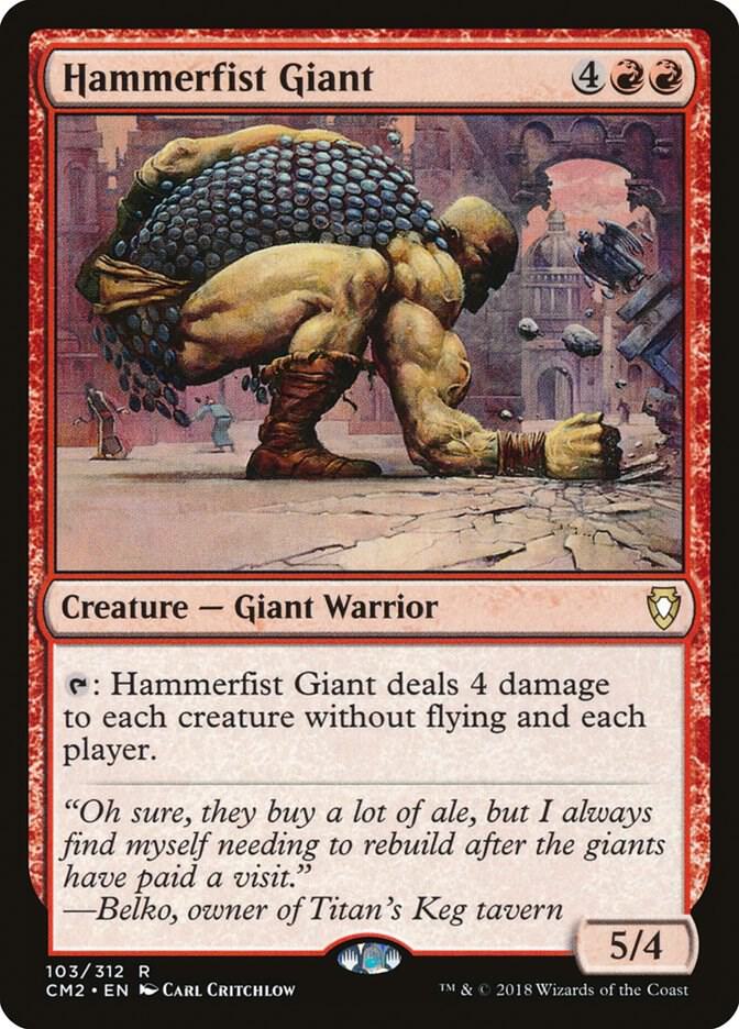 Hammerfist Giant 103 card from Commander Anthology Volume II