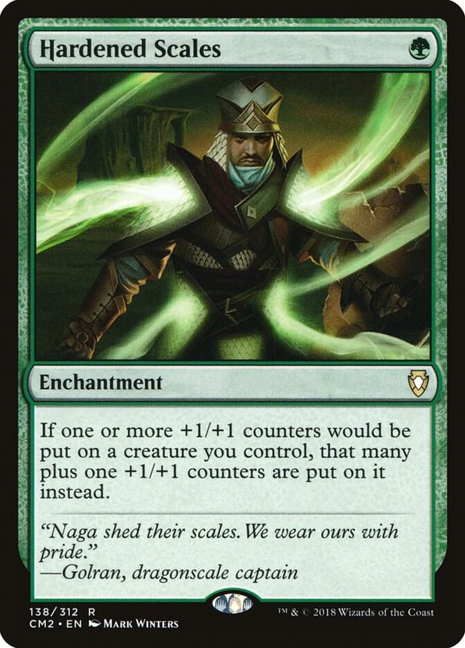 Hardened Scales 138 card from Commander Anthology Volume II