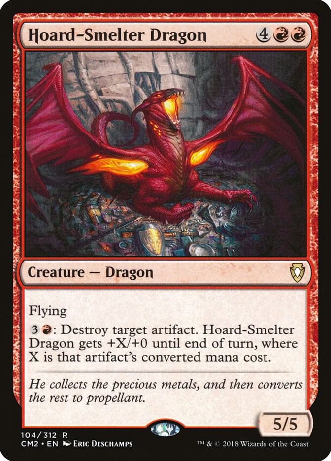 Hoard-Smelter Dragon 104 card from Commander Anthology Volume II