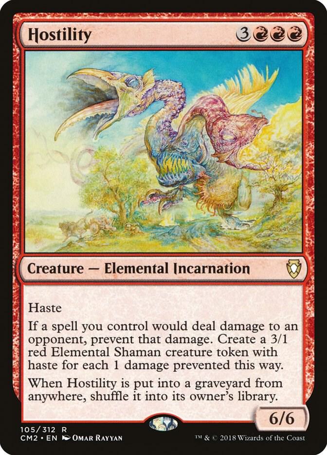 Hostility 105 card from Commander Anthology Volume II