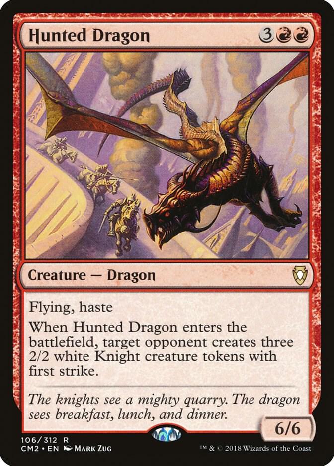 Hunted Dragon 106 card from Commander Anthology Volume II