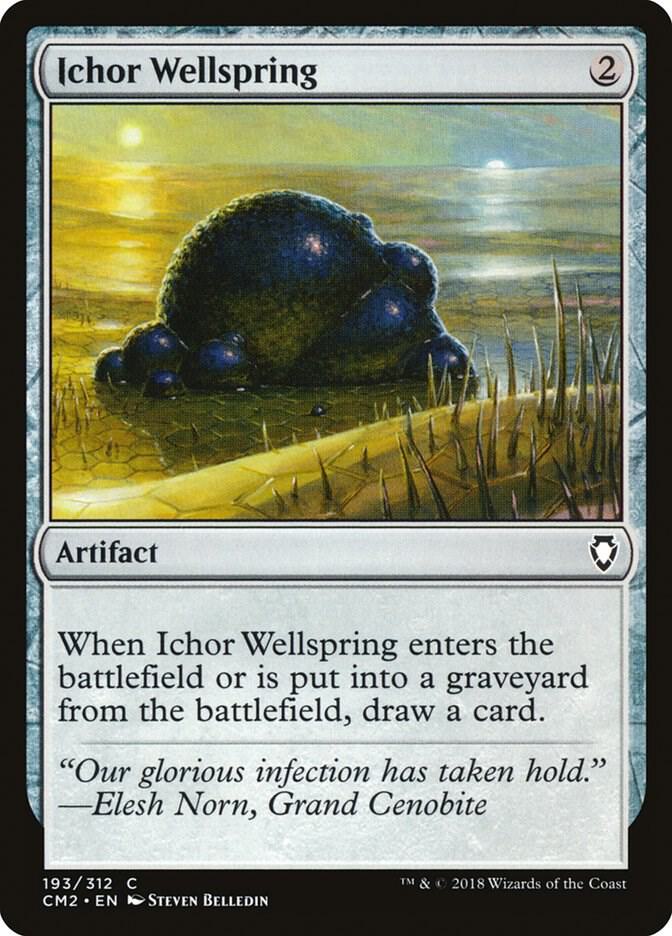 Ichor Wellspring 193 card from Commander Anthology Volume II
