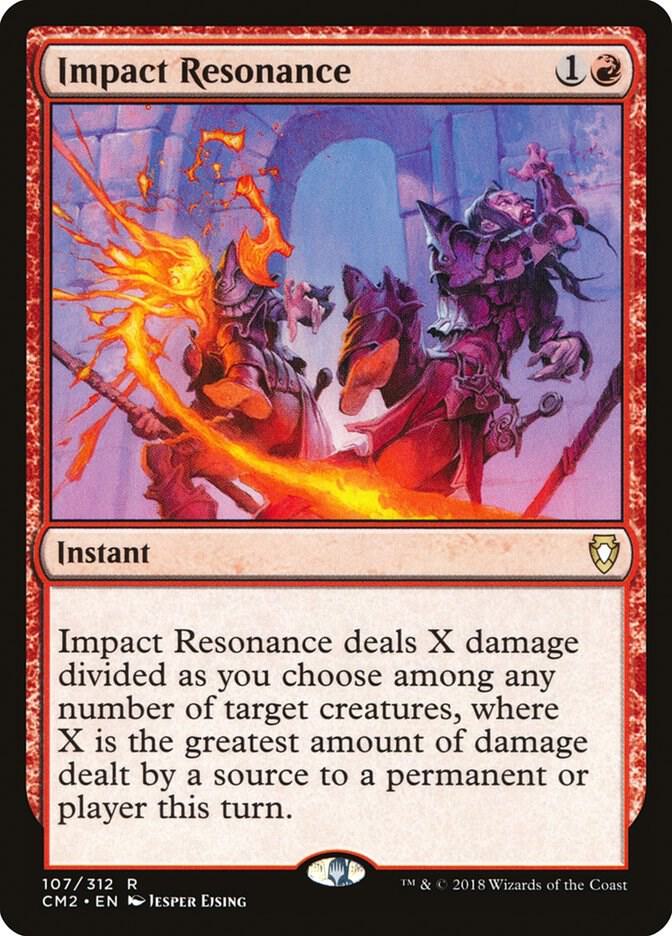 Impact Resonance 107 card from Commander Anthology Volume II