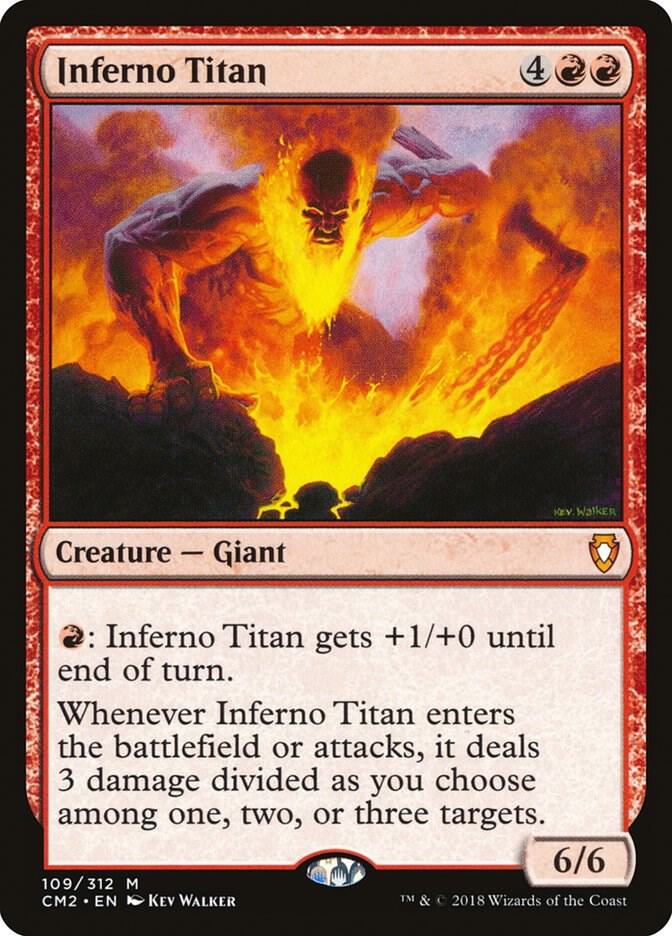 Inferno Titan 109 card from Commander Anthology Volume II