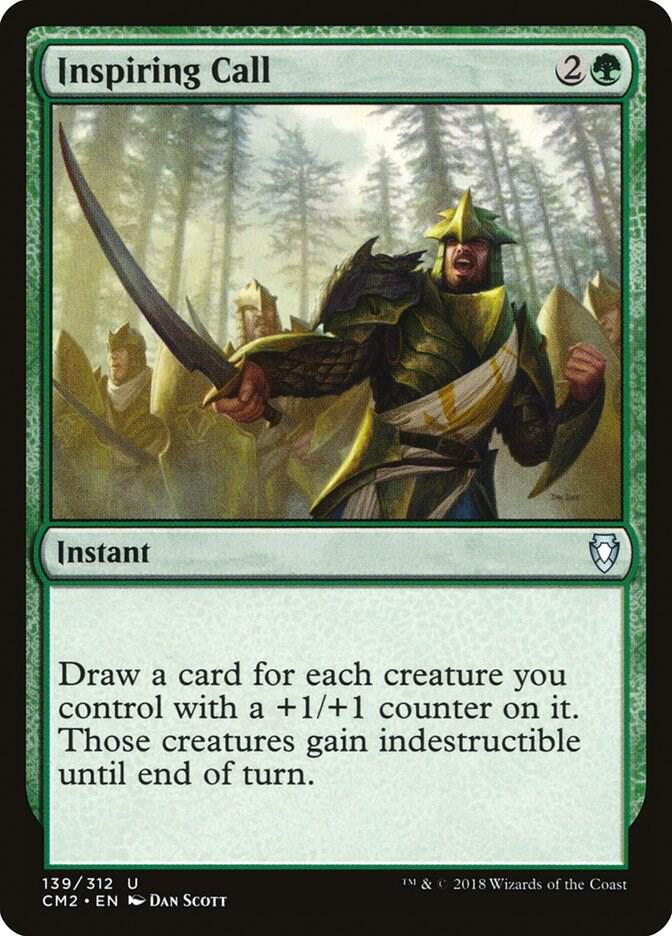 Inspiring Call 139 card from Commander Anthology Volume II