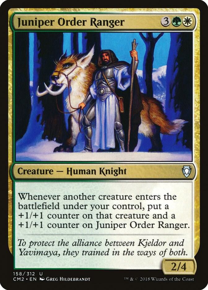 Juniper Order Ranger 158 card from Commander Anthology Volume II