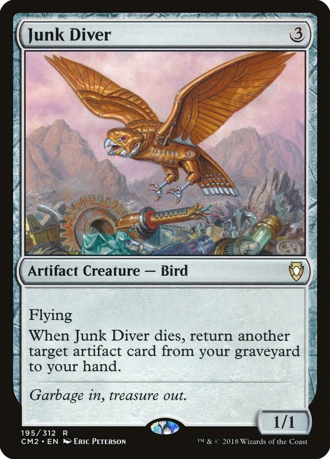 Junk Diver 195 card from Commander Anthology Volume II
