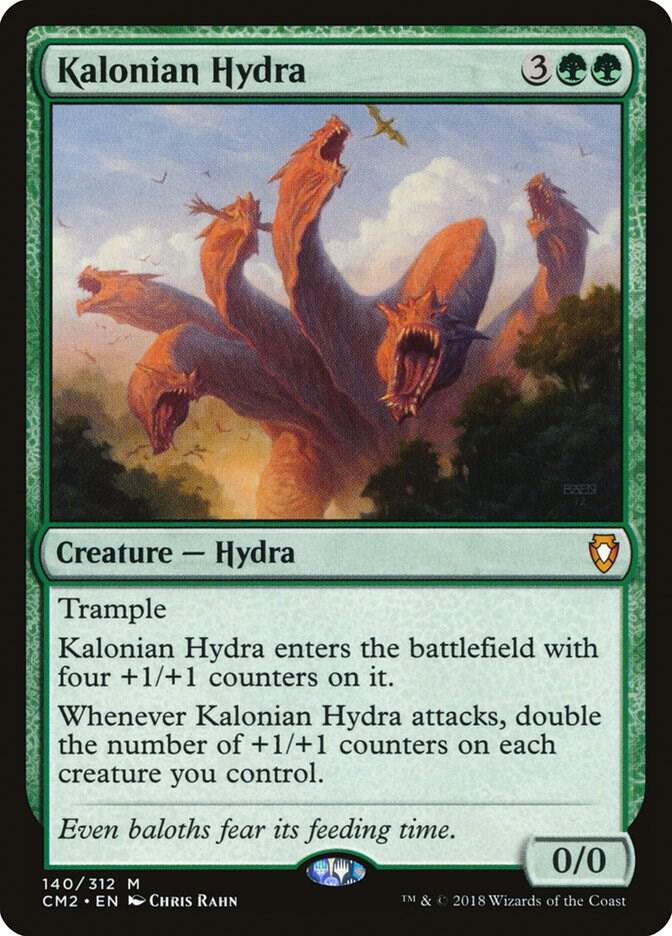Kalonian Hydra 140 card from Commander Anthology Volume II
