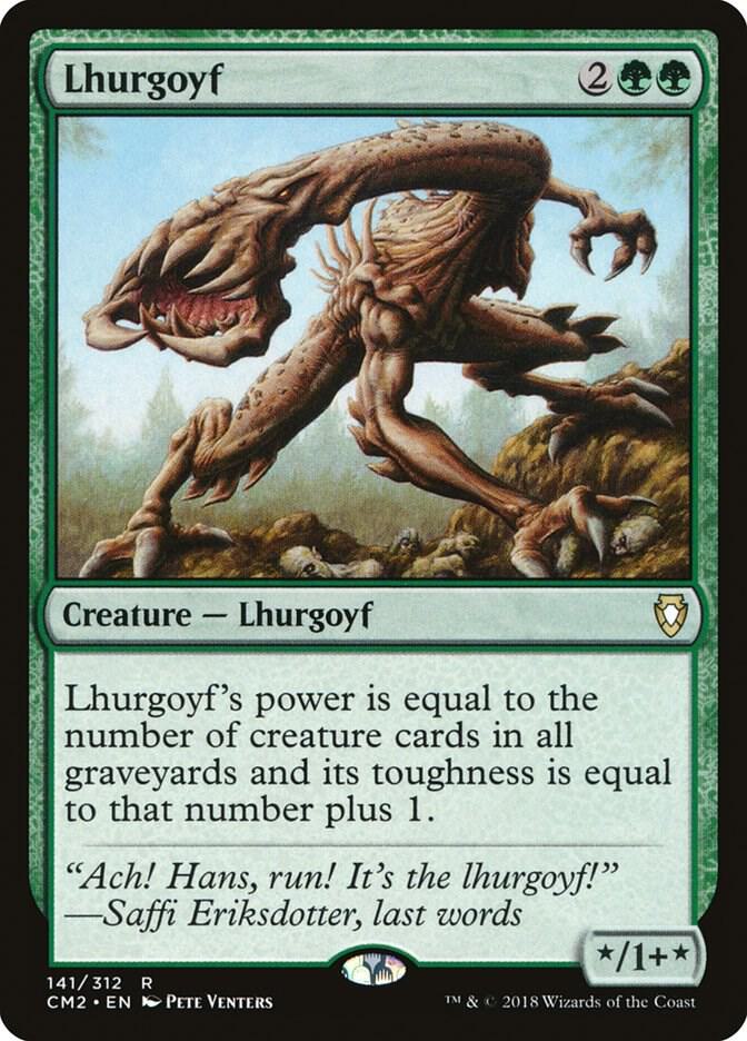 Lhurgoyf 141 card from Commander Anthology Volume II