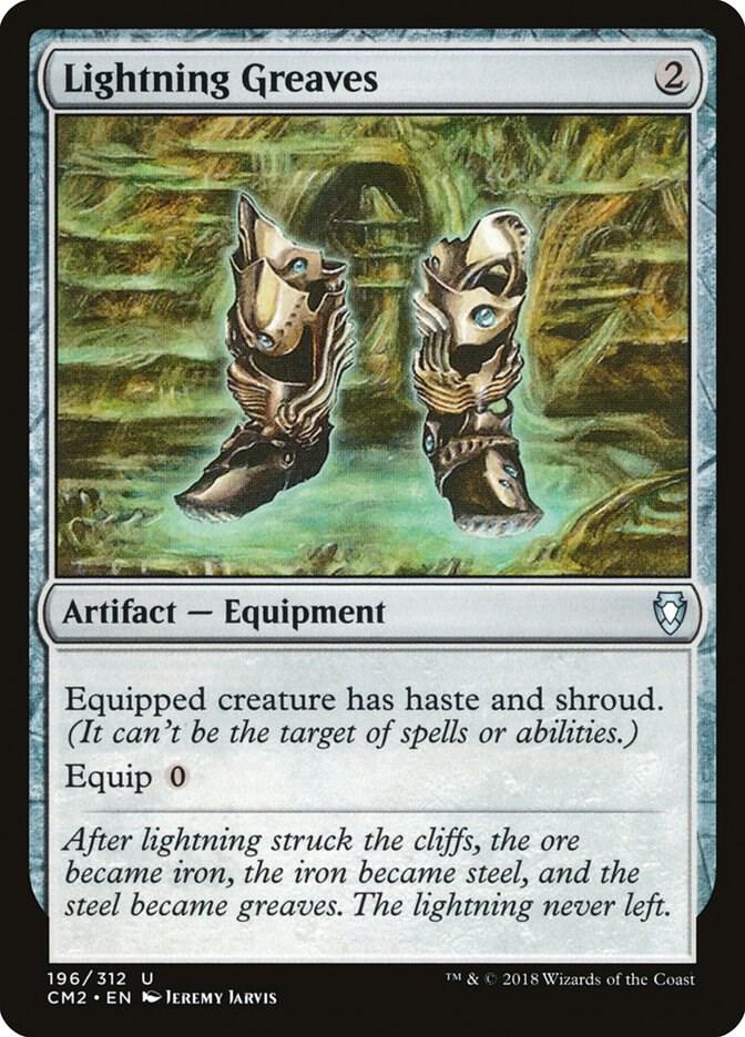 Lightning Greaves 196 card from Commander Anthology Volume II