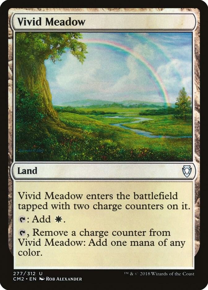 Vivid Meadow 277 card from Commander Anthology Volume II