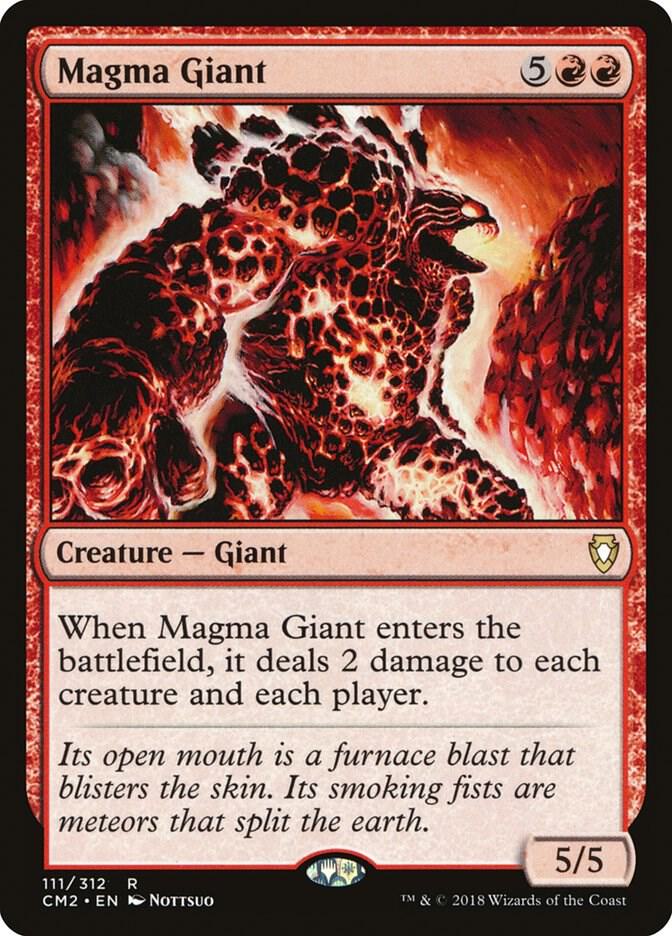 Magma Giant 111 card from Commander Anthology Volume II