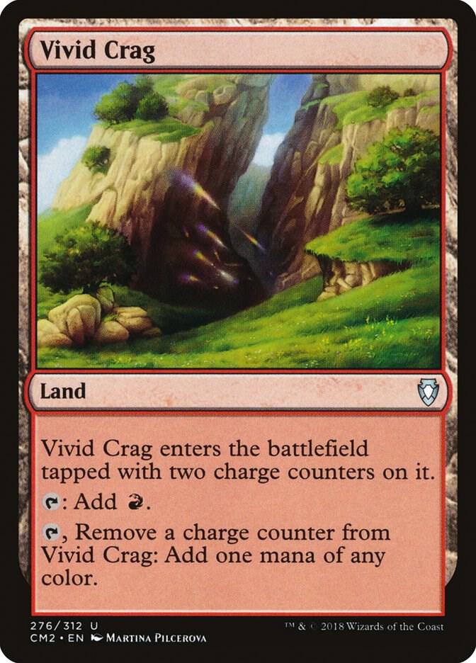 Vivid Crag 276 card from Commander Anthology Volume II