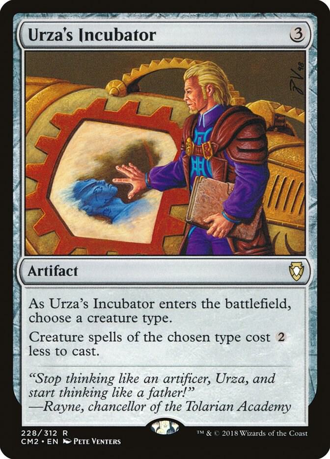 Urza's Incubator 228 card from Commander Anthology Volume II