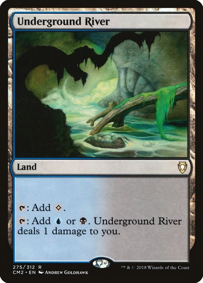 Underground River 275 card from Commander Anthology Volume II