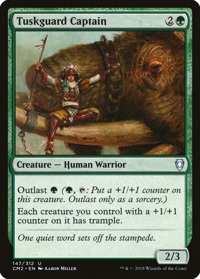 Tuskguard Captain 147 card from Commander Anthology Volume II