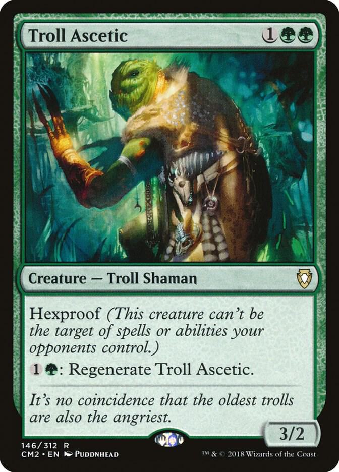 Troll Ascetic 146 card from Commander Anthology Volume II