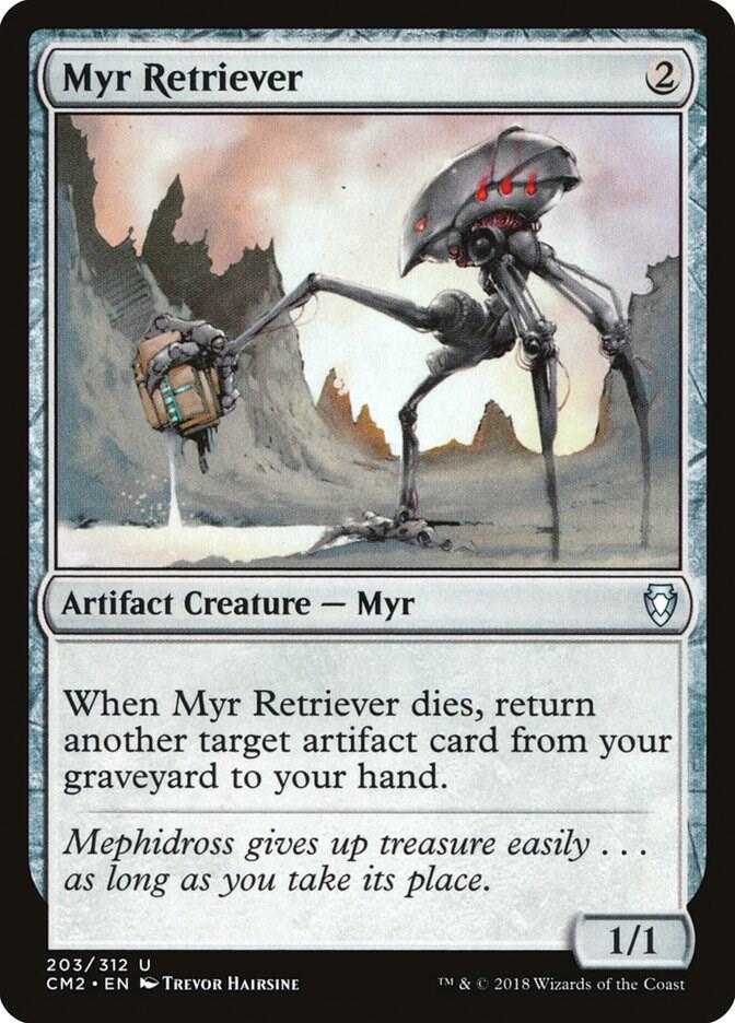 Myr Retriever 203 card from Commander Anthology Volume II
