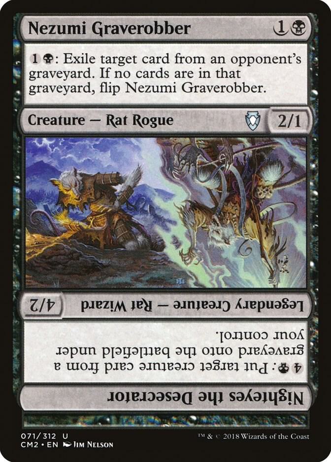 Nezumi Graverobber // Nighteyes the Desecrator 71 card from Commander Anthology Volume II