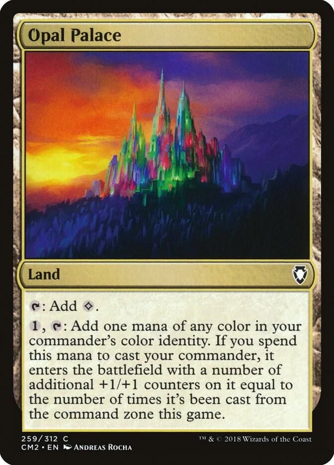 Opal Palace 259 card from Commander Anthology Volume II