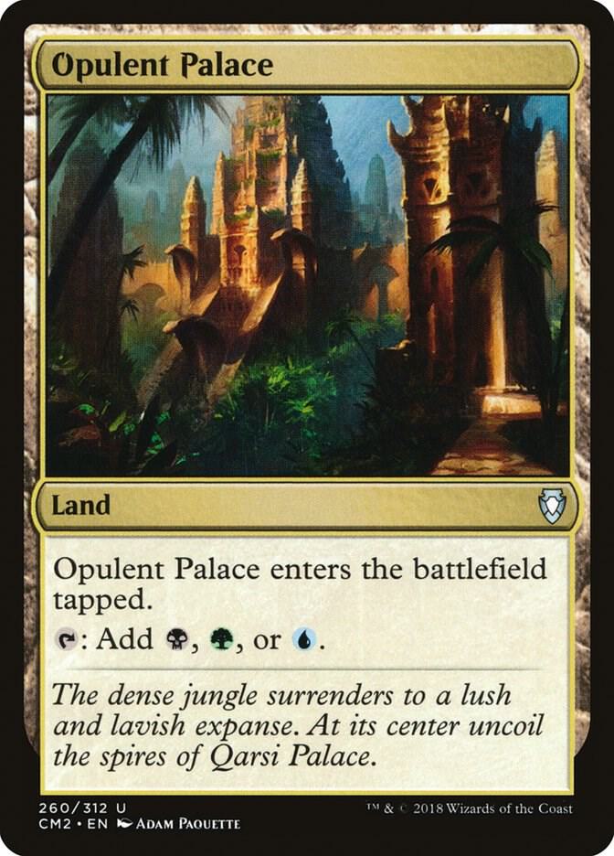 Opulent Palace 260 card from Commander Anthology Volume II