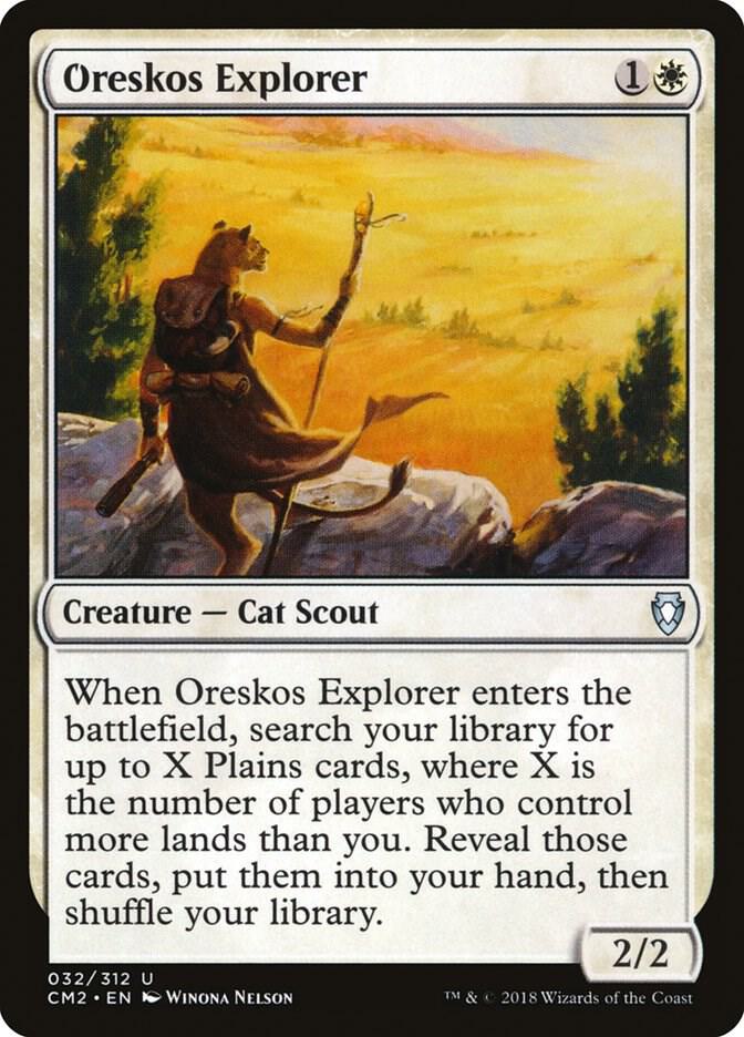Oreskos Explorer 32 card from Commander Anthology Volume II