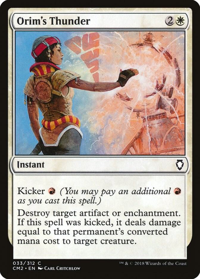 Orim's Thunder 33 card from Commander Anthology Volume II