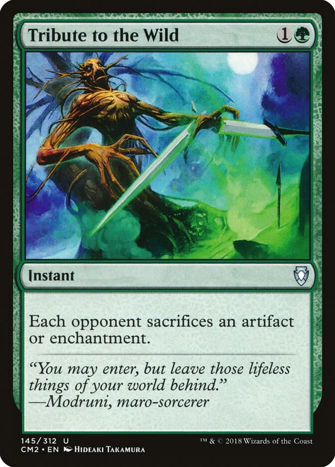 Tribute to the Wild 145 card from Commander Anthology Volume II