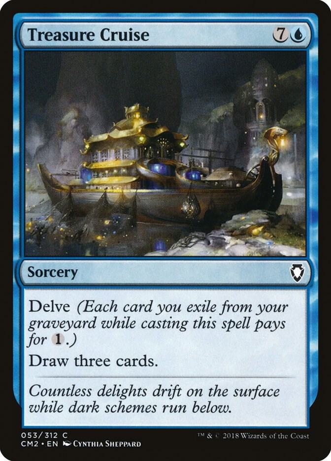 Treasure Cruise 53 card from Commander Anthology Volume II
