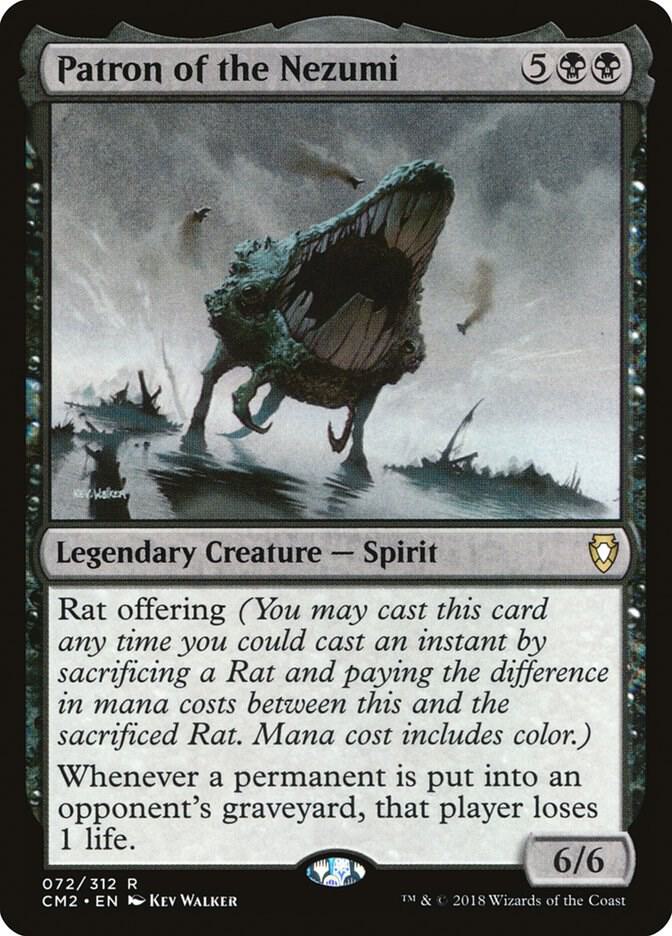 Patron of the Nezumi 72 card from Commander Anthology Volume II