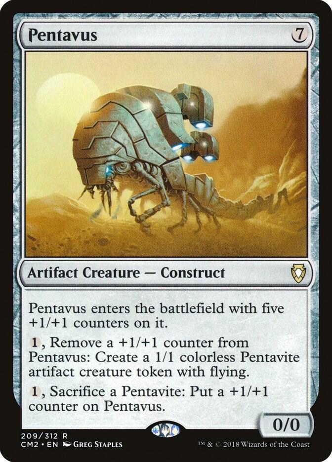 Pentavus 209 card from Commander Anthology Volume II