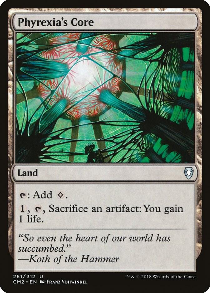 Phyrexia's Core 261 card from Commander Anthology Volume II