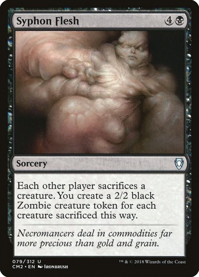 Syphon Flesh 79 card from Commander Anthology Volume II