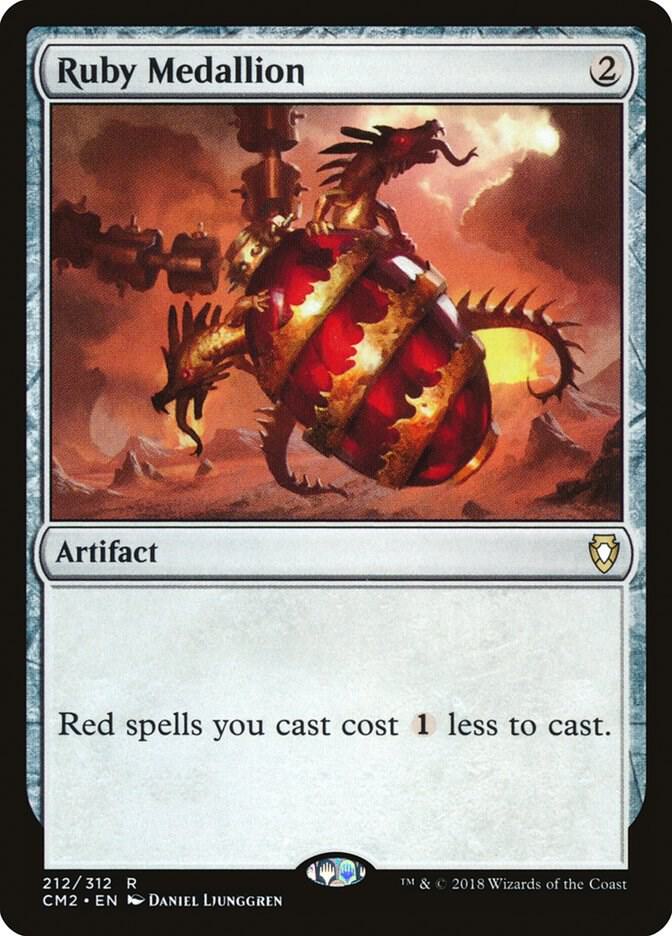 Ruby Medallion 212 card from Commander Anthology Volume II