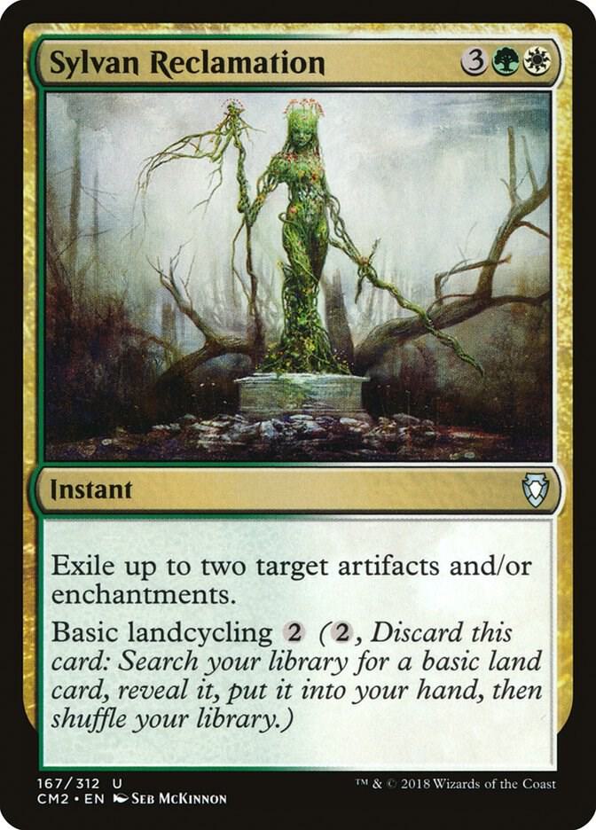 Sylvan Reclamation 167 card from Commander Anthology Volume II