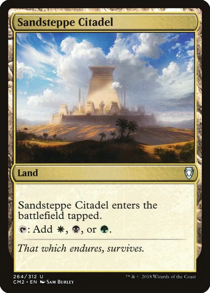 Sandsteppe Citadel 264 card from Commander Anthology Volume II