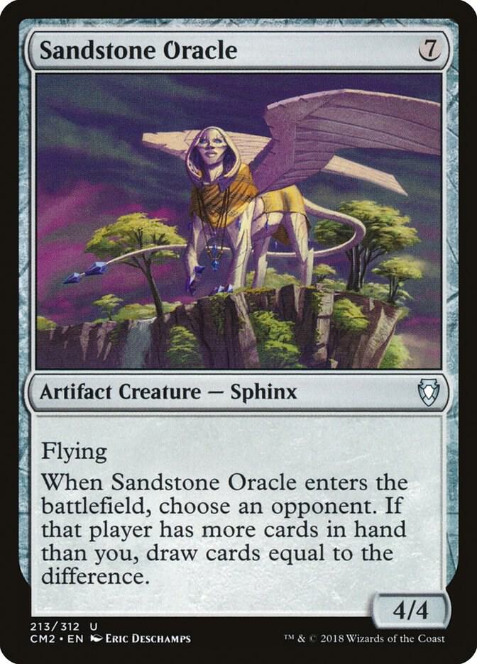 Sandstone Oracle 213 card from Commander Anthology Volume II