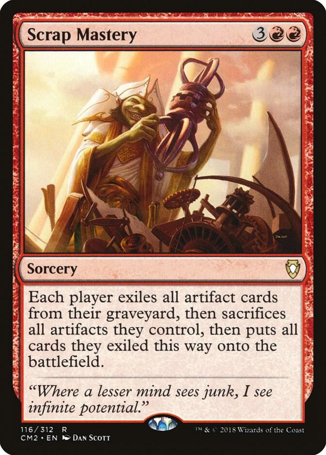 Scrap Mastery 116 card from Commander Anthology Volume II