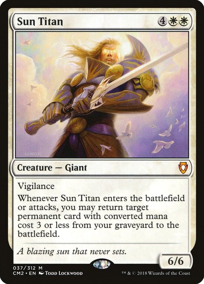 Sun Titan 37 card from Commander Anthology Volume II