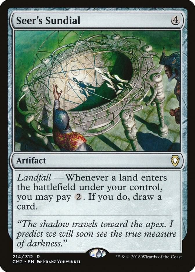 Seer's Sundial 214 card from Commander Anthology Volume II