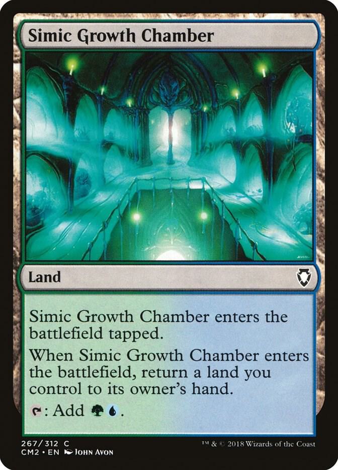 Simic Growth Chamber 267 card from Commander Anthology Volume II