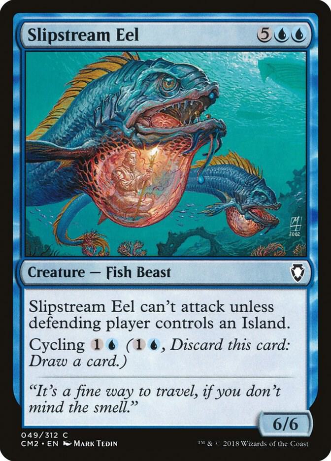 Slipstream Eel 49 card from Commander Anthology Volume II