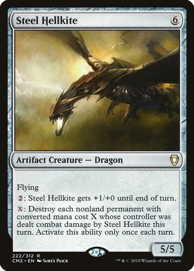 Steel Hellkite 222 card from Commander Anthology Volume II