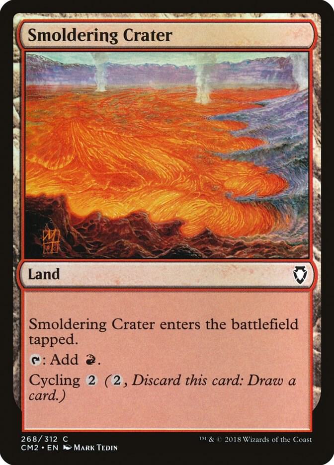 Smoldering Crater 268 card from Commander Anthology Volume II