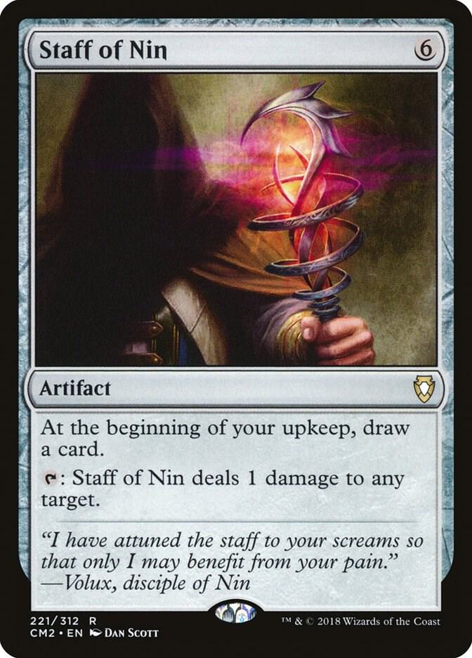 Staff of Nin 221 card from Commander Anthology Volume II